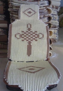 手編精品坐墊 匠心獨運的汽車內飾藝術