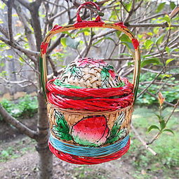 潮州竹編 指尖流轉(zhuǎn)的婚慶雅韻——探秘純手工手提花籃